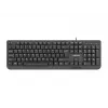 NATEC KLÁVESNICA TROUT SLIM USB, US-LAYOUT, ČIERNA