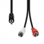 Audio kábel ProXtend M32XRCA-02 3-pin na 2×Cinch samec, samec–samec