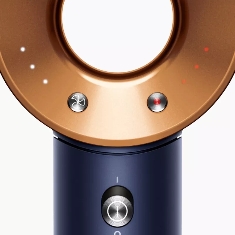 Dyson Supersonic Straight+Wavy HD07 Sušič vlasov, Pruská modrá / Medená (113277-01)