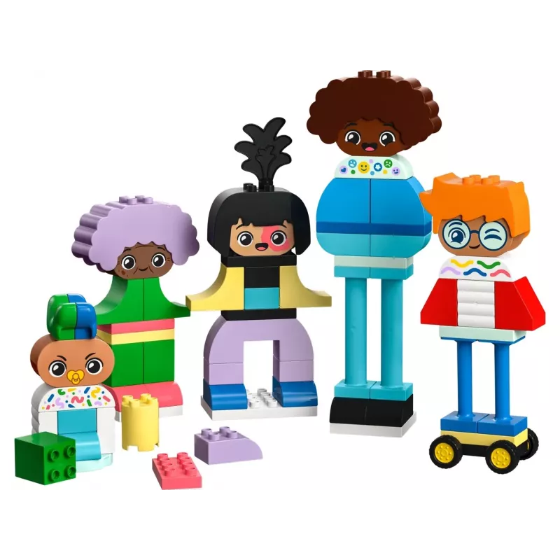Stavebnica LEGO DUPLO 10423 stavebná sada ľudí, 71 dielov, od 3 rokov, figúrky výška 260 mm