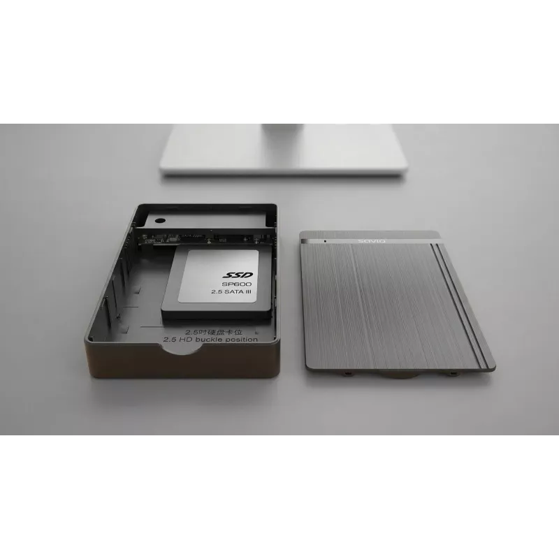 Puzdro na externý disk AK-87 SSD SATA / HDD 3.5