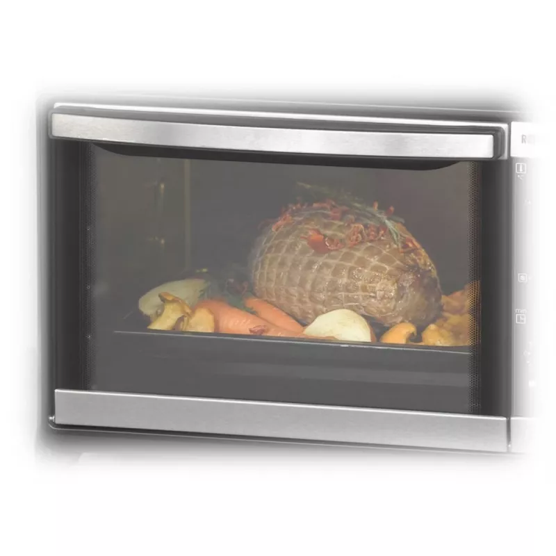 Elektrická rúra Rommelsbacher BG 1550 čierna, 30 l, 80–230 °C, 7 režimov, rotačný ražeň, 120-minútový časovač