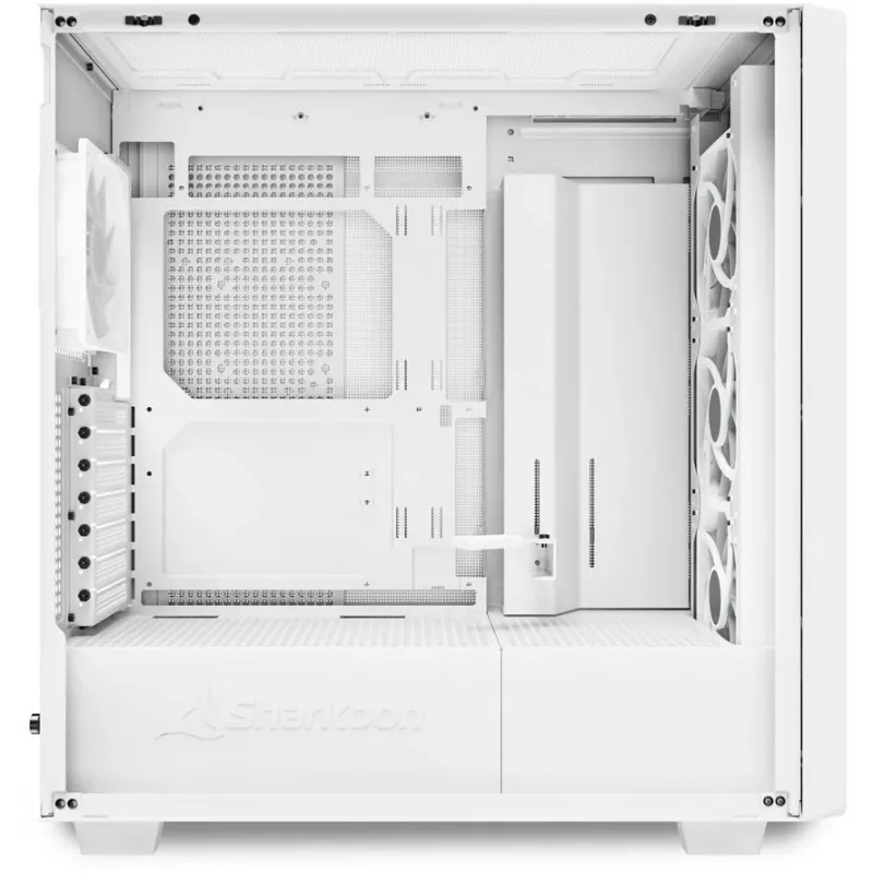 Sharkoon REBEL C70G RGB Full Tower biela, drevo