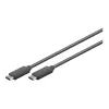 Goobay USB-C™ 3.1 Generation 1 kábel, čierny, 3 m – konektor samec USB-C™ > konektor samec USB-C™ (66509)