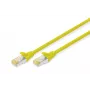 Patch kábel Digitus CAT 6A S/FTP DK-1644-A-0025/Y 0,25 m žltý