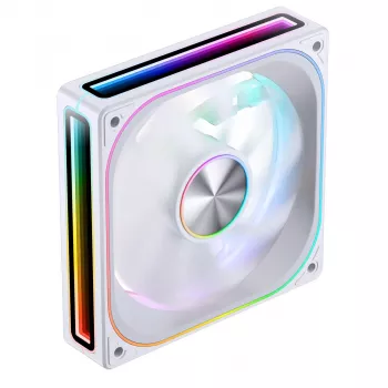 120mm PWM ARGB chladiaci ventilátor Jonsbo ZA-120 biely — model ZA-120W, PWM ovládanie, ARGB osvetlenie