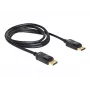 DisplayPort kábel DeLOCK 82585 2 m čierny