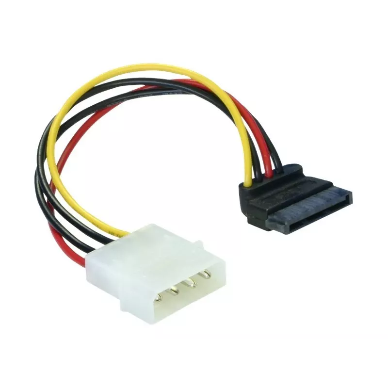 Napájací kábel SATA HDD 4-pin samec zahnutý DeLOCK 60101