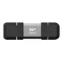Silicon Power SP128GBUC3C51V1S USB kľúč 128 GB USB Type-A / USB Type-C 3.2 Gen 1 (3.1 Gen 1) čierny, strieborný