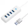 USB hub ORICO 4-port USB 3.0 PW4U-U3 — 4x USB-A konektory, USB 3.0 prenos