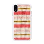 Ochranné puzdro iKins pre iPhone XR — dizajn Short Cake, biela