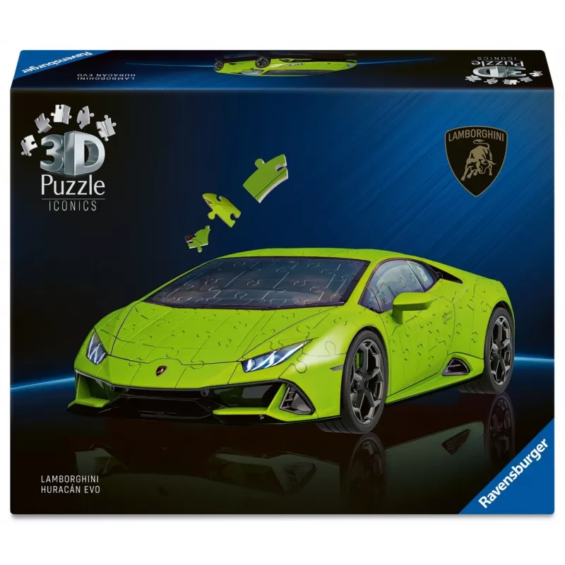 Puzzle 3D 158 dielov Lamborghini Huracan EVO zelené