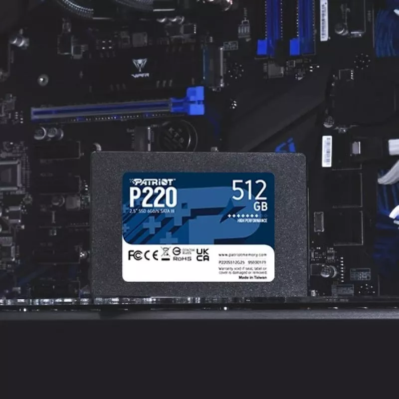 Patriot Memory P220 SSD disk 512 GB, 2,5″, SATA III (P220S512G25)