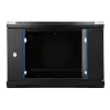 EXTRALINK LITE 6U 530X400 nástenný rack čierny s policou
