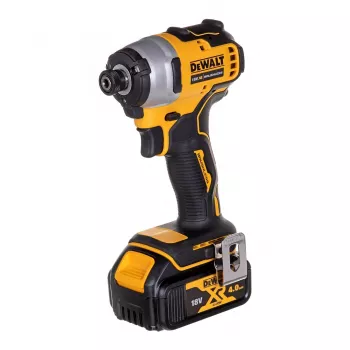 Akumulátorová kombinovaná sada DeWalt DCK2062M2T — 18 V, vŕtačka-skrutkovač DCD709 + 1/4-palcový rázový uťahovač DCF809, 2 × 4,0-Ah batérie, kufrík TSTAK-II