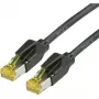 Secomp 21.05.9526 Ethernet patch kábel čierny