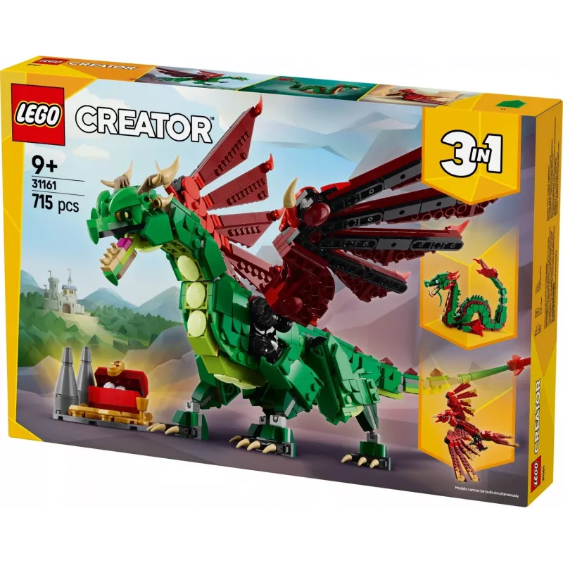 LEGO CREATOR 3 IN 1 31161 Stredoveký drak