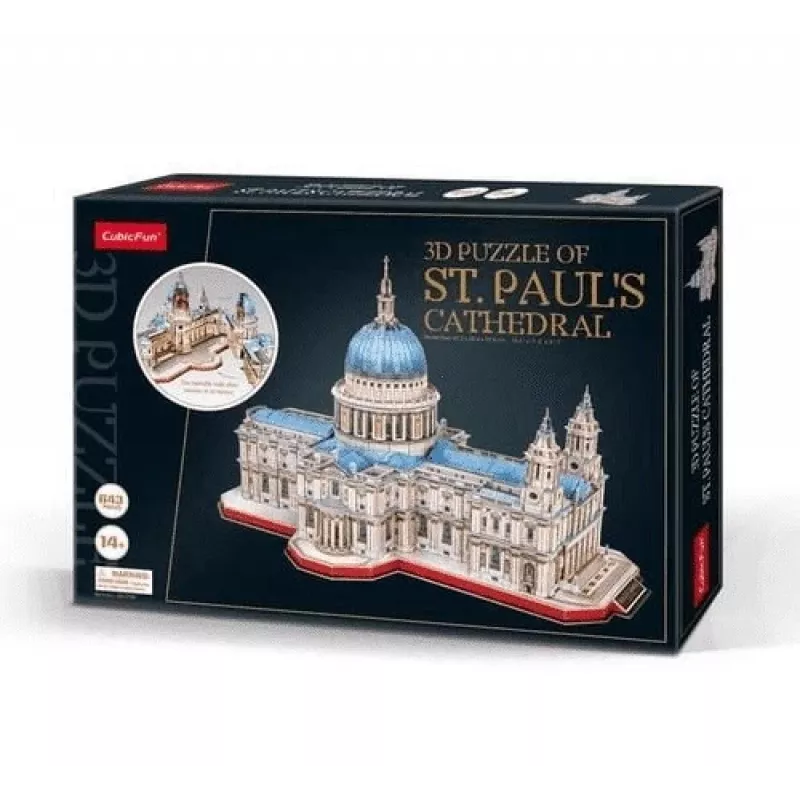3D puzzle CubicFun St. Paul’s Cathedral model 306-20270 — stavebnica architektonickej repliky