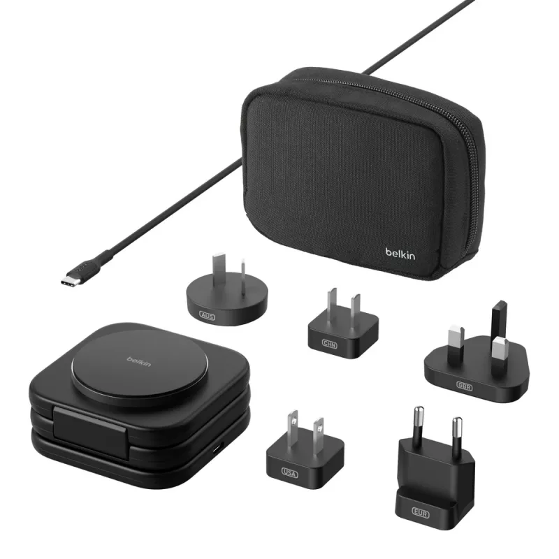 Belkin BoostCharge Pro slúchadlá smartphone smartwatch čierna USB bezdrôtové rýchle nabíjanie