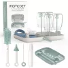 Momcozy 7-IN-1 sada kefiek na detské fľaše zelená
