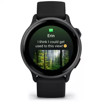 Garmin vívoactive 6 3,05 cm (1,2) AMOLED 42 mm digitálny 390 x 390 pixelov dotyková obrazovka čierna Wi-Fi GPS (satelit)