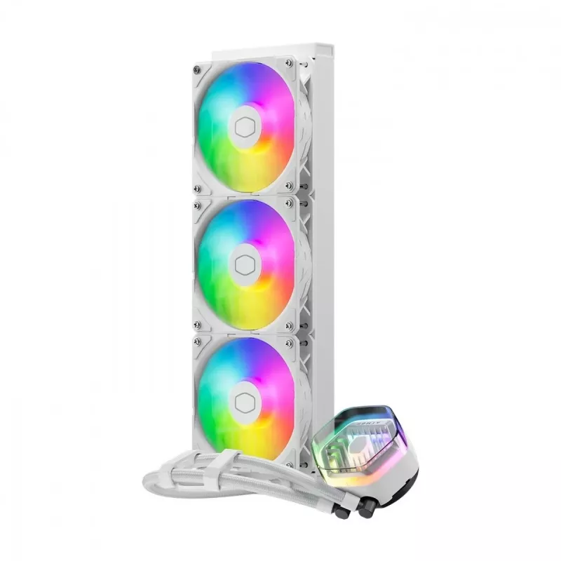 Vodné chladenie MasterLiquid 360 ATMOS biely