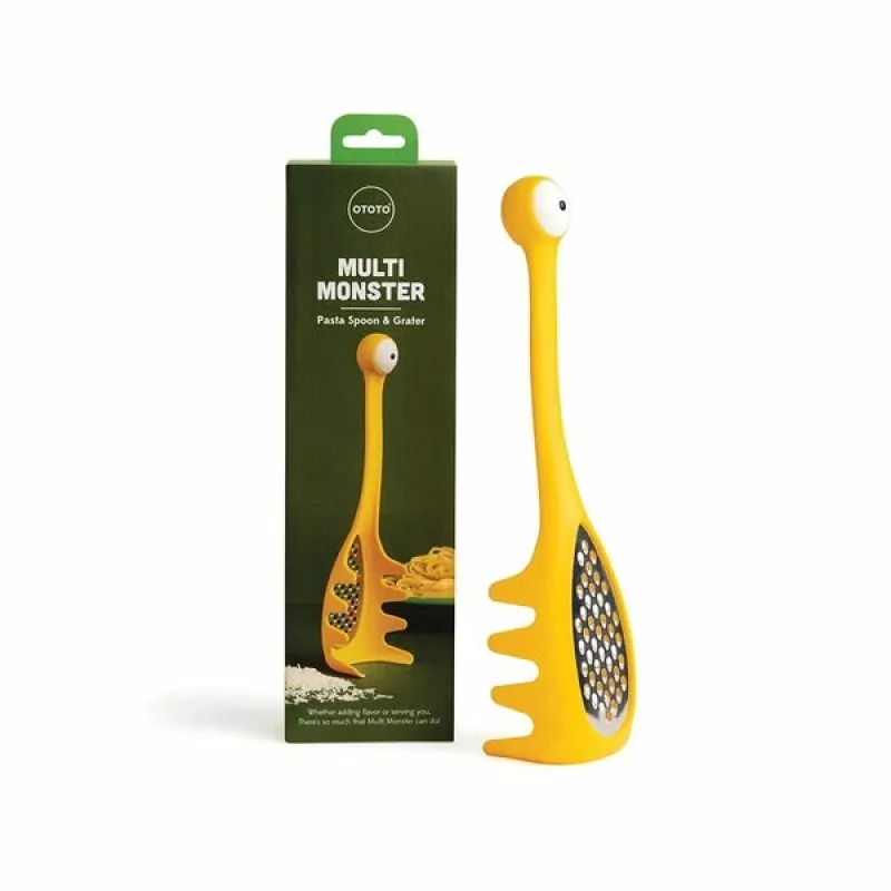 Lyžica na cestoviny Ototo Design OT015 plast nerezová oceľ žltá
