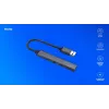 Savio AK-70 rozbočovač USB-A, 4 v 1: 3 x USB-A 2.0 + 1 x USB-A 3.1 Gen 1, 5 Gbps