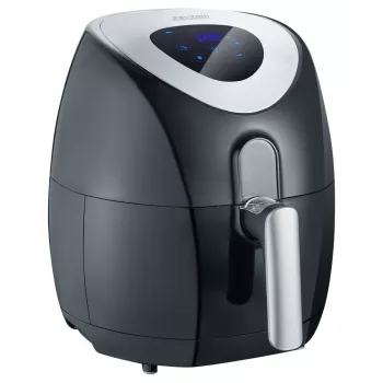 Severin 2430 Single 3,2 l samostatne stojaci 1500 W teplovzdušná fritéza čierna, nehrdzavejúca oceľ