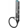 Goobay Slim 4-portový USB hub, USB-C™ na USB-A, USB 3.2 (74457)