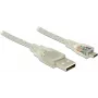 USB kábel DeLOCK 3m USB2.0-A/USB2.0 Micro-B