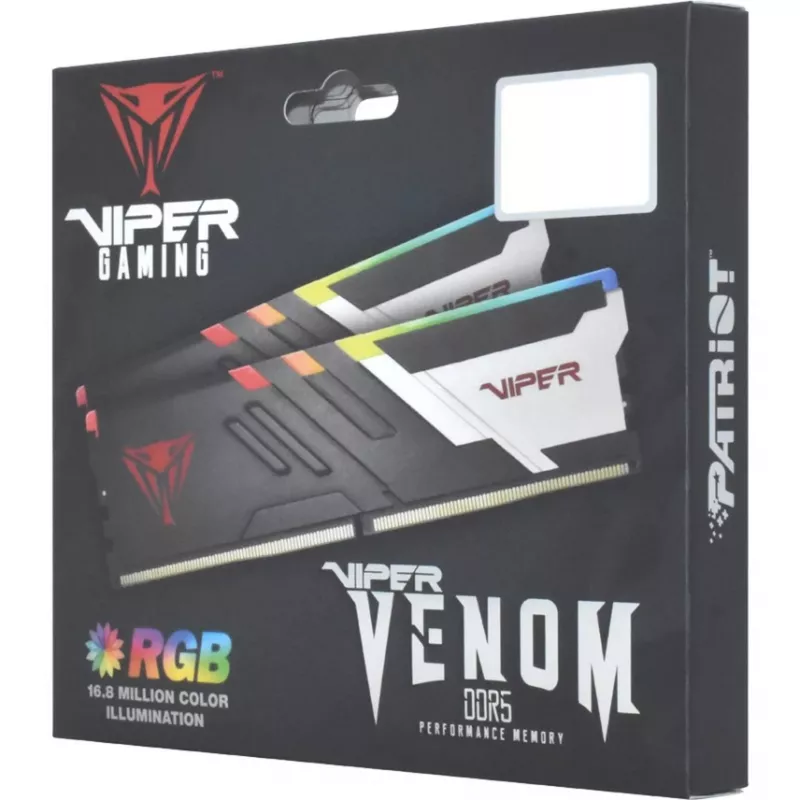 Patriot Memory DIMM 32 GB DDR5-6600 2x 16 GB Dual Kit čierna Viper Venom RGB INTEL XMP