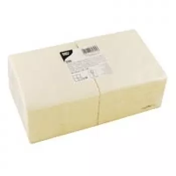 Papstar obrúsok 25x25CM krémový (82895)