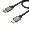 Unitek C137W kábel HDMI 2.1, 1,5 m, 48 Gbps, 8K@60Hz, 4K@120Hz, eARC, pozlátené konektory, čierny