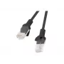 Sieťový kábel LANBERG PCU5-10CC-0025-BK RJ-45 Cat5e U/UTP 0,25 m čierny