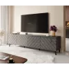RTV skrinka ABETO 200x42x52 grafitová/lesklá