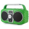 Rádiobudík PRIME3 Prime3 APR71GR Neon — budík s FM rádiom a LED displejom