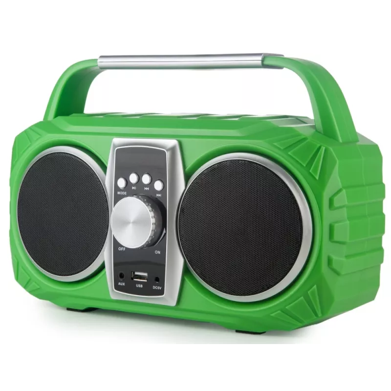 Rádiobudík PRIME3 Prime3 APR71GR Neon — budík s FM rádiom a LED displejom