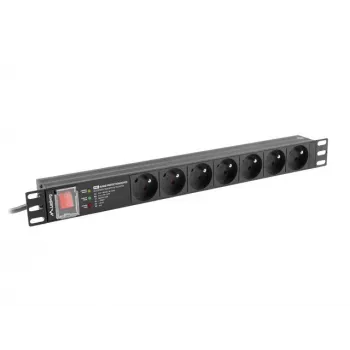 Jednotka rozvodu napájania PDU Lanberg PDU-PRO-07E-0200-BK