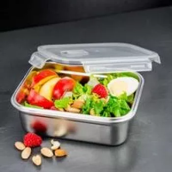 Nádoba na potraviny Lurch Safety 1500 ml - nerezová obedová dóza