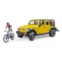 Hračkárske auto Jeep BRUDER 02543 pre tému horské bicykle a cyklisti, ABS, viacfarebné, od 4 rokov