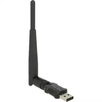 DeLock USB2.0 Dual Band WLAN ac/a/b/g/n Stick – sieťový adaptér – USB2.0 – 802,11b, 802,11a, 802,11g, 802,11n, 802,11ac – čierny (12462)