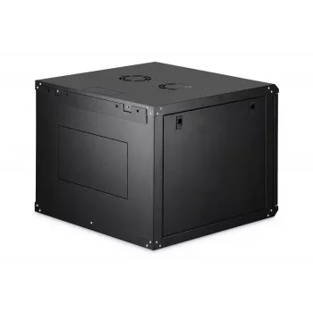 Nástenný sieťový rack DIGITUS Dynamic-N 9HE 19 palcov 600x600 mm, IP20, zámok na kľúč, nezmontovaný