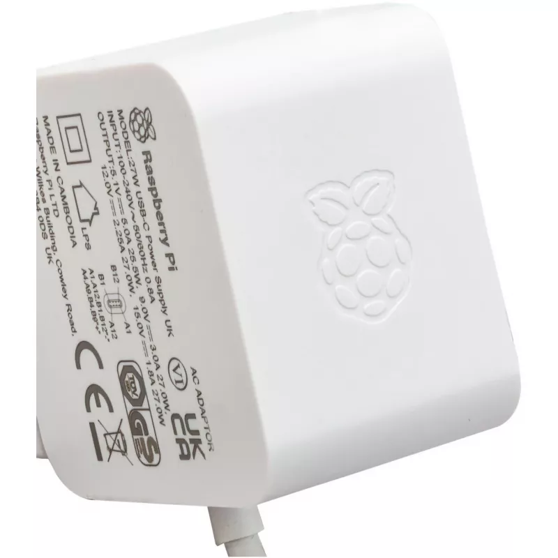 Raspberry Pi SC1152 napájací zdroj a menič napätia interiér 27 W biely (SC1152)