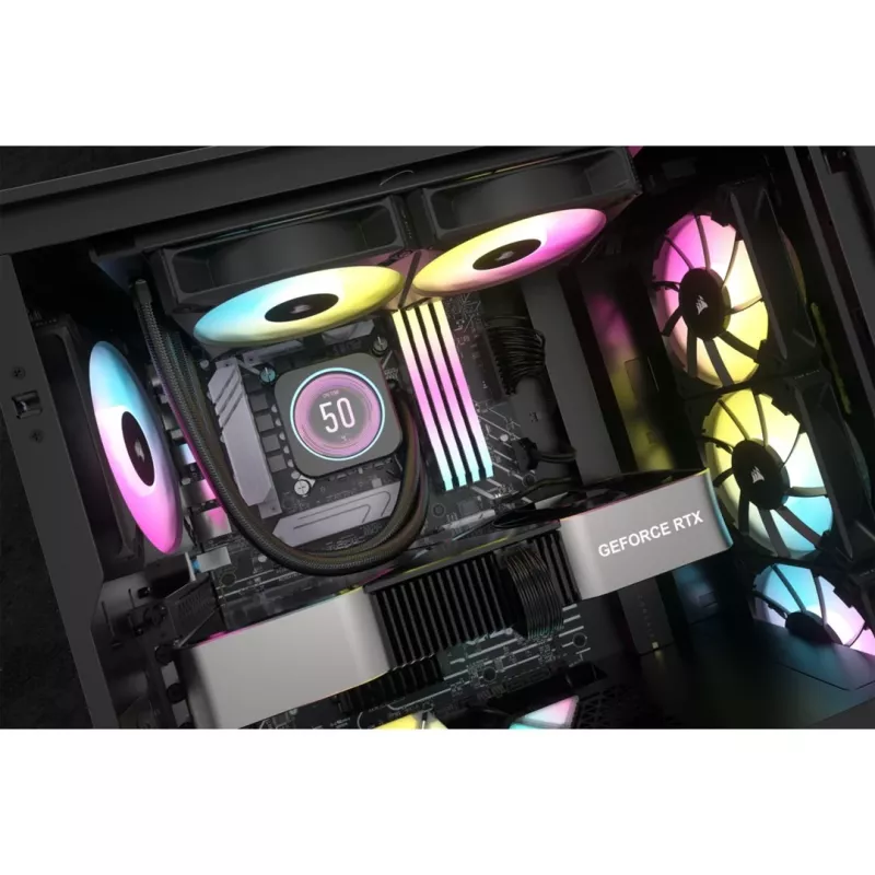Corsair CW-9060074-WW chladiaci systém počítača chladič procesora all-in-one kvapalinový 12 cm čierny 1 kus