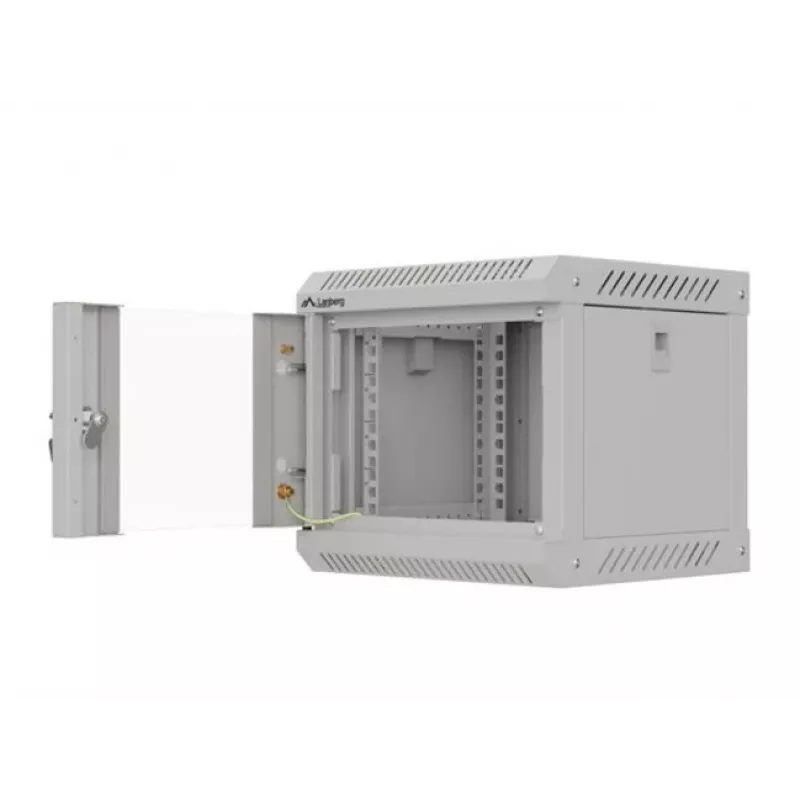 Nástenný rack Lanberg WF11-3304-10S 4U sivý nosnosť 30 kg