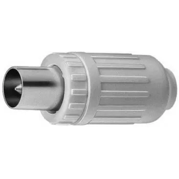 Triax KOS 3 N - IEC 60169-2 - samec - biela - KOKA 2200 SAT - F6 TSV (153120)