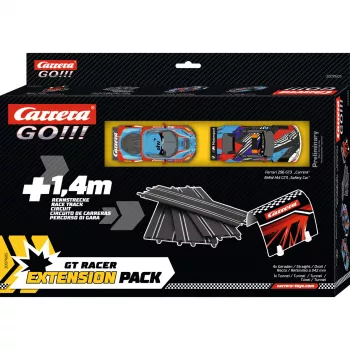 Rozširujúci balík pretekárskej dráhy CARRERA GO!!! GT Racer – dodatočná dráha pre slotcar set