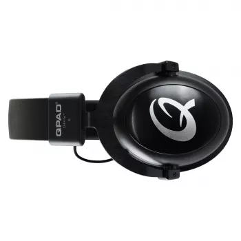 Headset QPAD QH-91 káblový, hlavový most, okolo uší, 15–25000 Hz, 2 m kábel, čierna