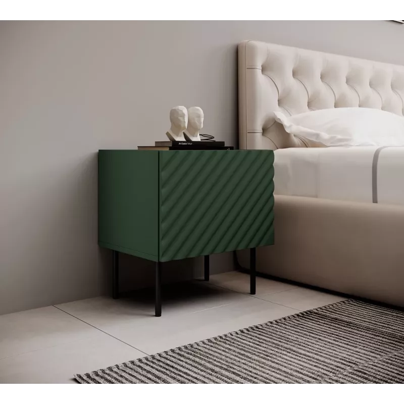 Cama Meble ONDA 301462 nočný stolík, sada 2 ks, 50×40×54 cm, zelená